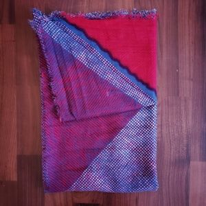 3/$25 Gap blue and red plaid scarf